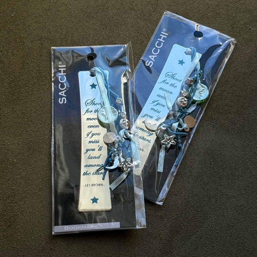 Les Brown Motivational Quote Bookmark; NEW; Shoot for the Moon Bookmark